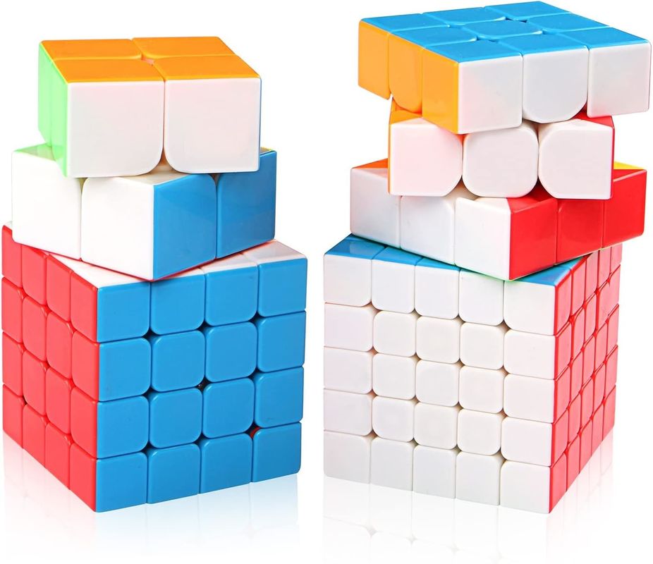مجموعه مکعب روبیک مغناطیسی چندرنگ با 2x2 3x3 4x4 5x5 سری برای مجموعه حاضر