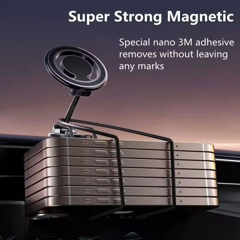 1080 Magnetic Car Phone Holder Magnet Car Bracket Mount Cell پشتیبانی گوشی های هوشمند در ماشین برای آیفون 15 14 13 12 11 سامسونگ